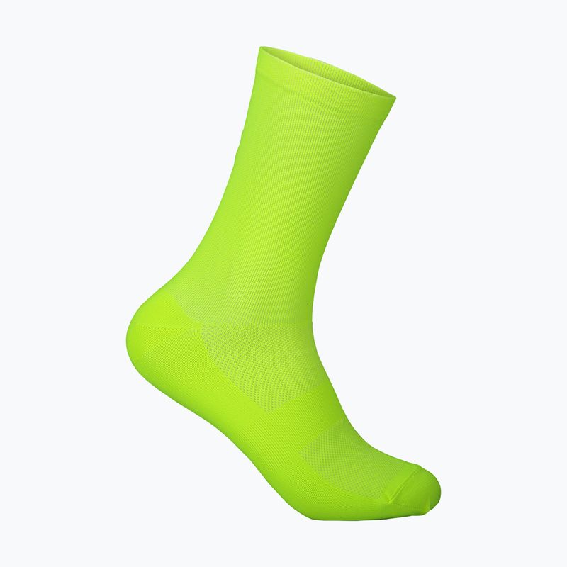 Cyklistické ponožky POC Fluo Sock Mid fluorescenčná žltá/zelená 5
