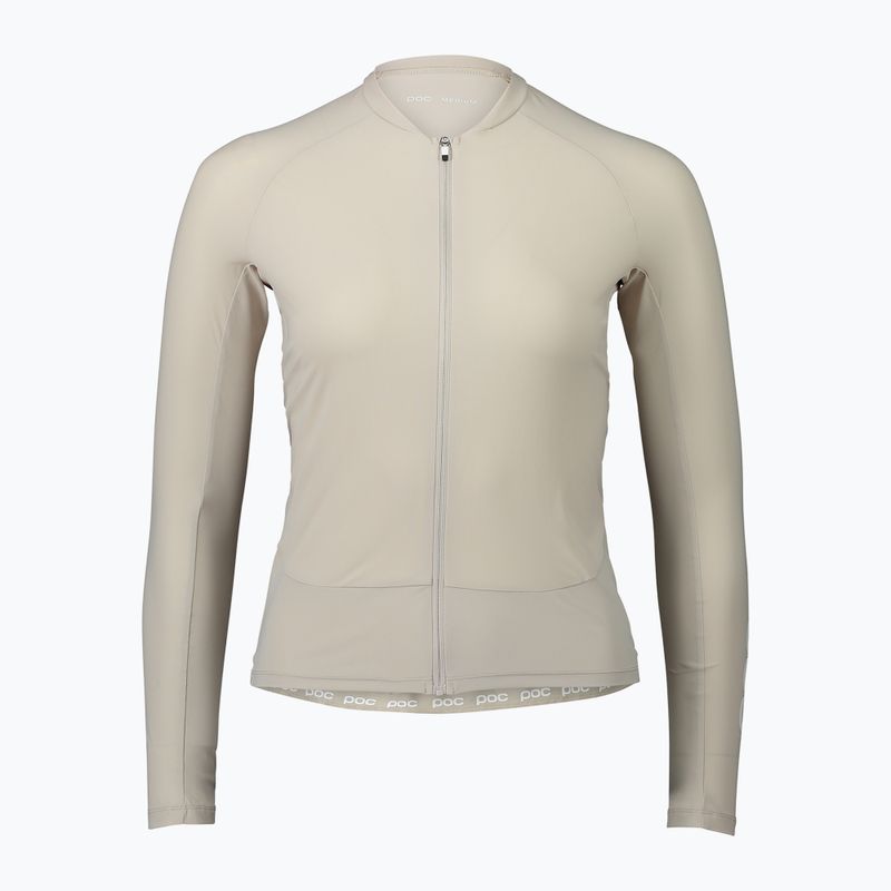 Dámske cyklistické oblečenie s dlhým rukávom POC Essential Road light sandstone beige 2