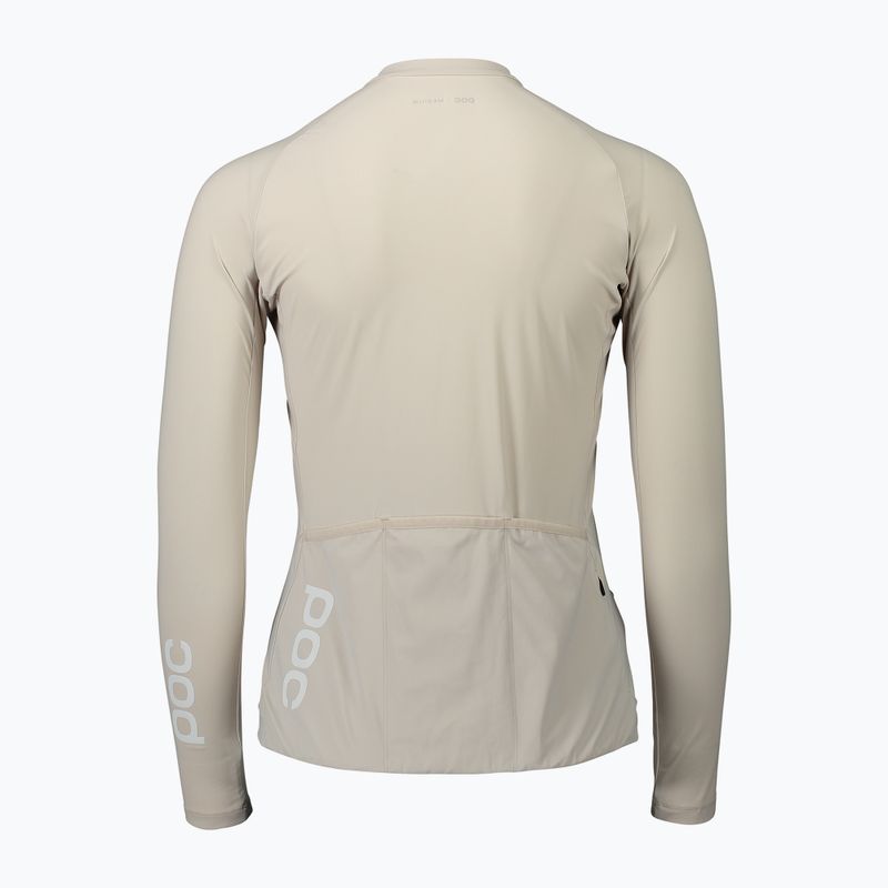 Dámske cyklistické oblečenie s dlhým rukávom POC Essential Road light sandstone beige 3