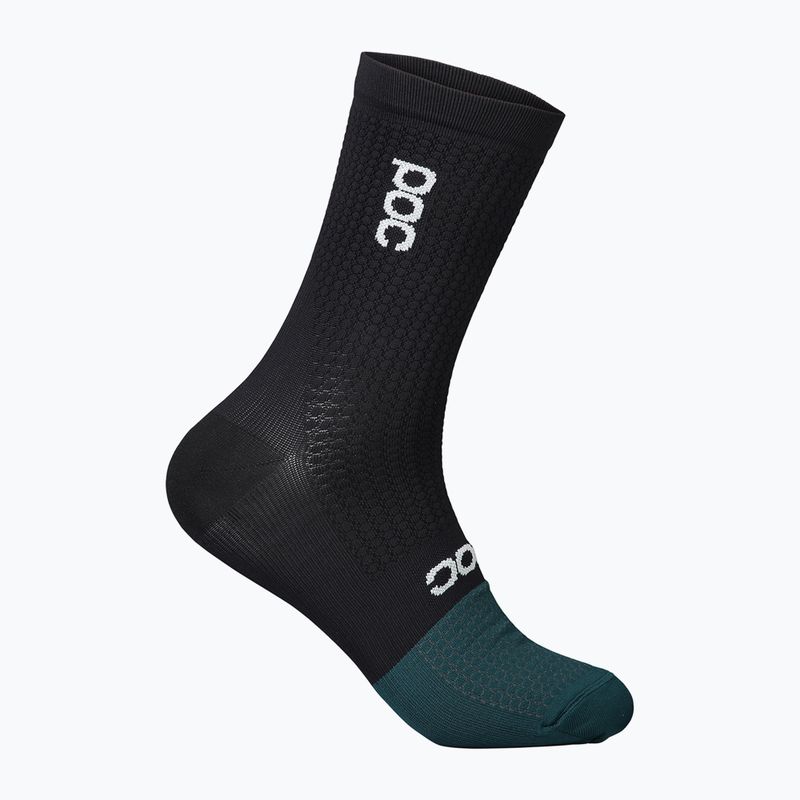 Cyklistické ponožky POC Flair Mid uranium black/dioptase blue 4