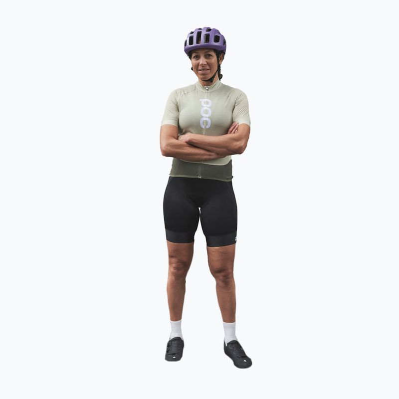Dámsky cyklistický dres POC Essential Road Logo prehnite green/epidote green