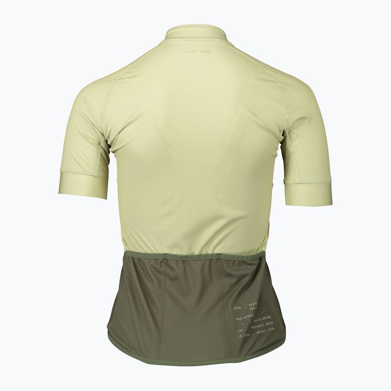 Dámsky cyklistický dres POC Essential Road Logo prehnite green/epidote green 6