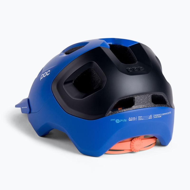 Cyklistická prilba POC Axion SPIN natrium blue matt 3