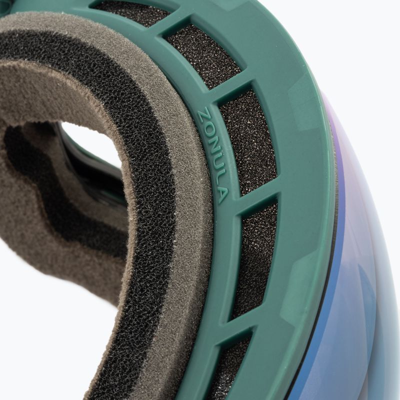 Lyžiarske okuliare POC Zonula Clarity moldanite green/clarity define/spektris azure 5