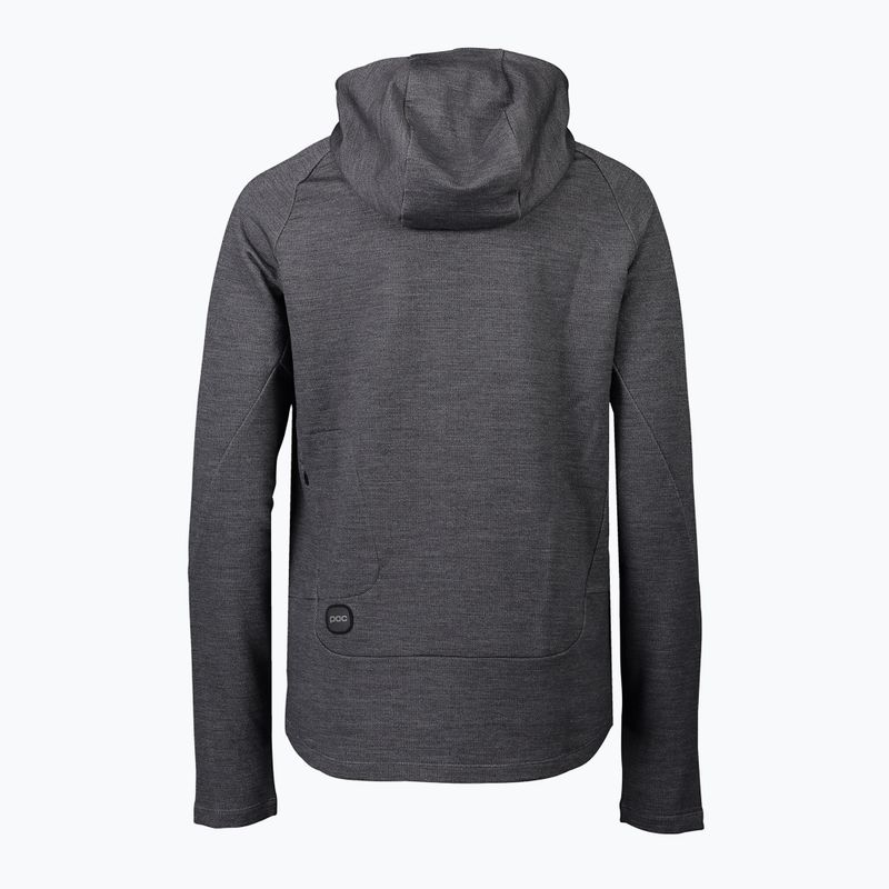 Dámska mikina POC Light Merino Hood silvanite grey melange 2