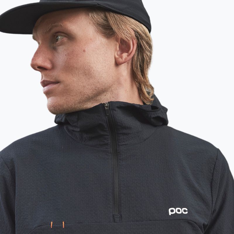 Pánska cyklistická mikina POC Mantle Thermal Hoodie uranium black 3
