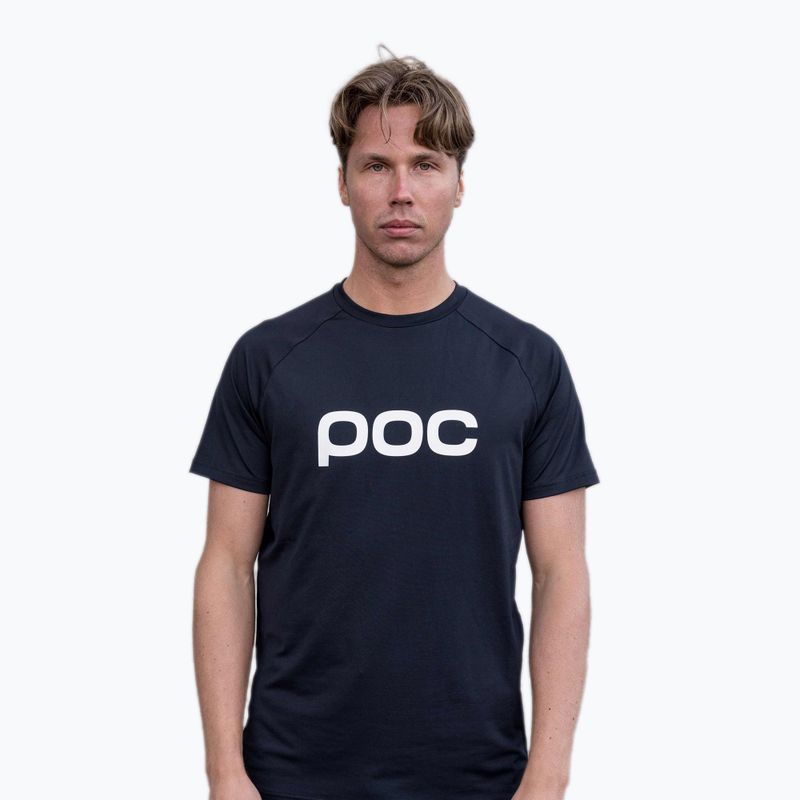 Pánsky cyklistický dres POC Reform Enduro Tee uranium black