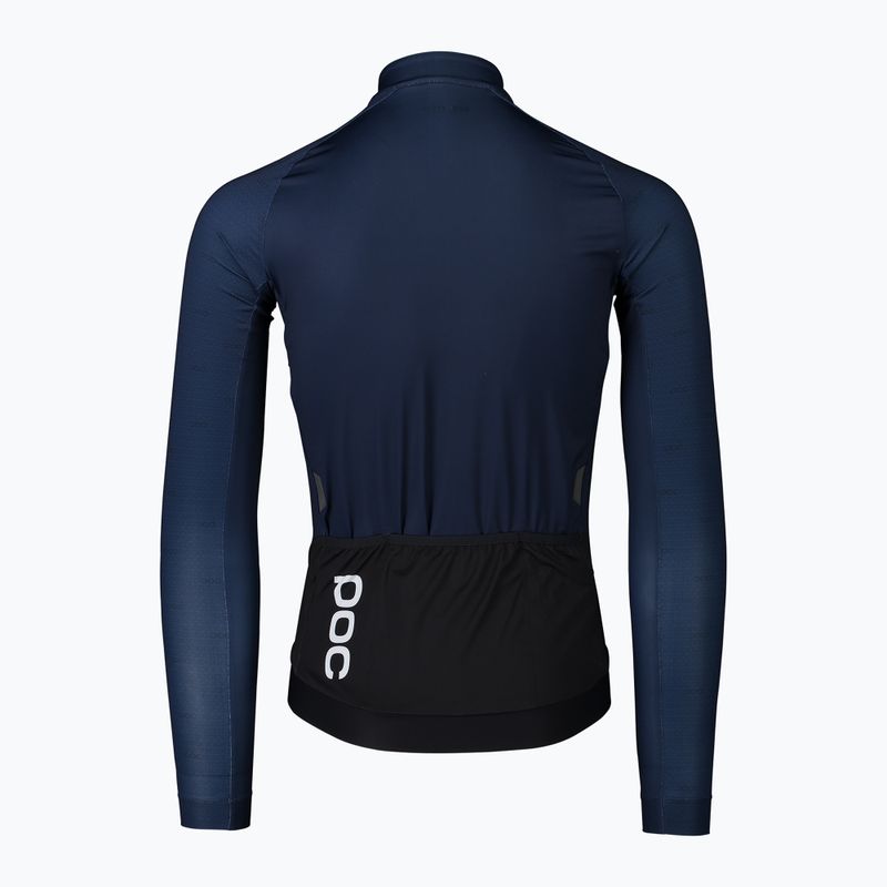 Pánske cyklistické oblečenie s dlhým rukávom POC Essential Road poc o turmaline navy 2