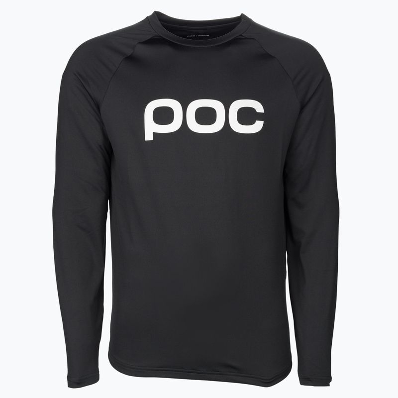 Pánske cyklistické oblečenie s dlhým rukávom POC Reform Enduro Jersey uranium black 5