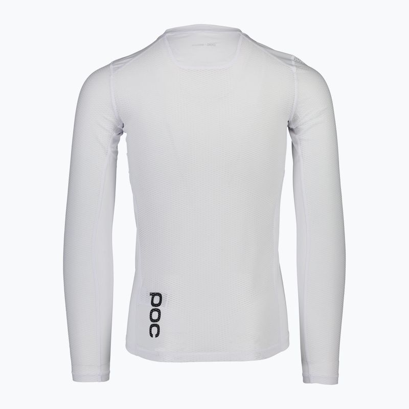Pánske cyklistické tričko POC Essential Layer LS hydrogen white 2
