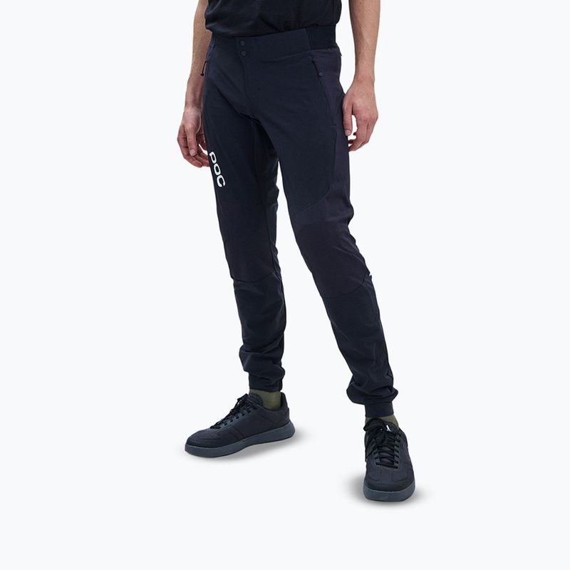 Pánske cyklistické nohavice POC Rhythm Resistance uranium black