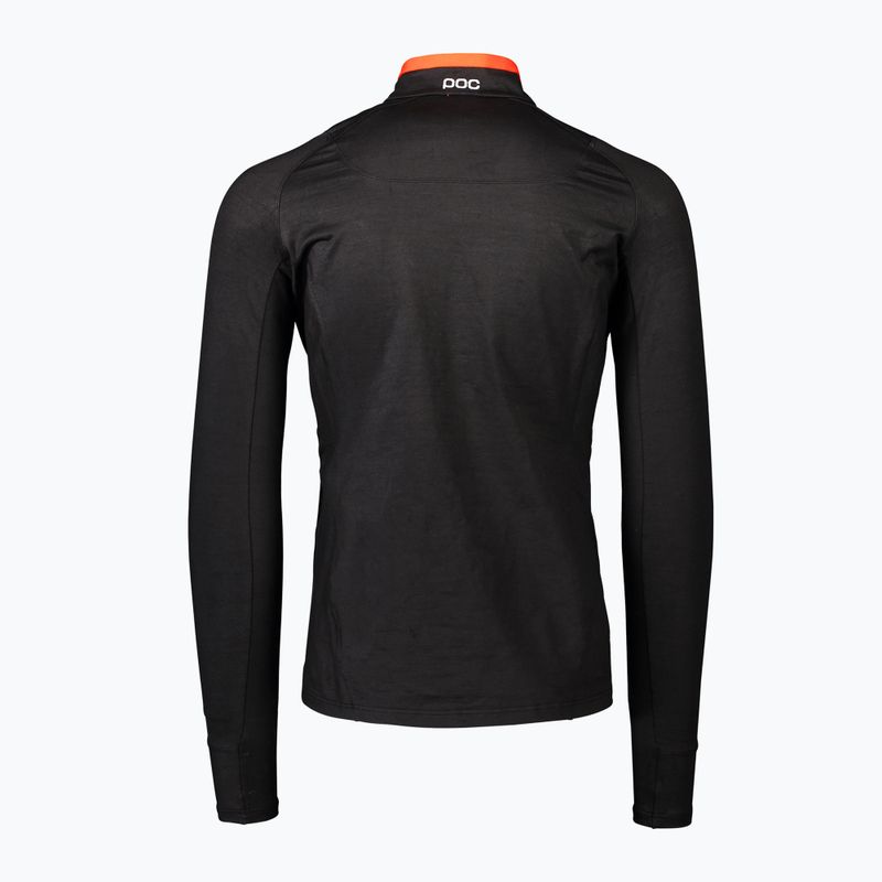 Lyžiarsky dlhý rukáv POC Base Armor Jersey uranium black 2