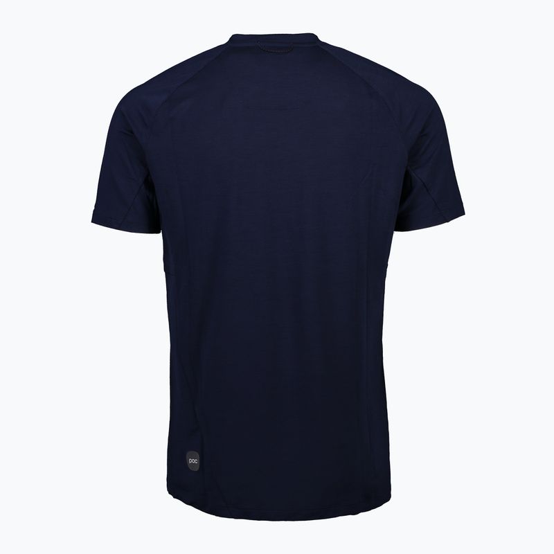 Pánsky cyklistický dres POC Light Merino turmaline navy 2
