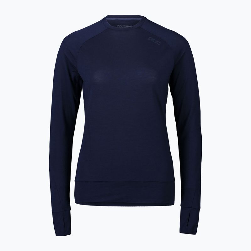 Dámske tričko s dlhým rukávom POC Light Merino turmaline navy