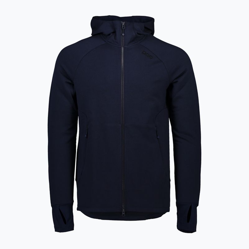 Pánska trekingová mikina POC Merino Zip Hood turmaline navy