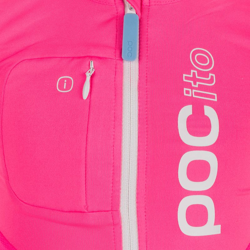 Detská bezpečnostná vesta POC POCito VPD Air Vest fluorescent pink 4