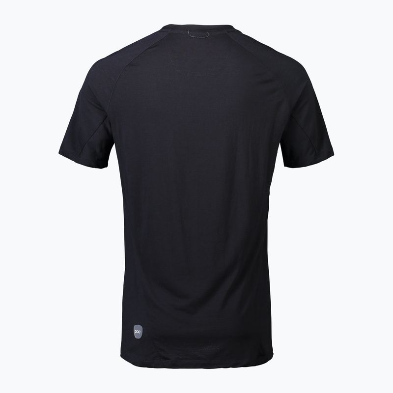 Pánsky cyklistický dres POC Light Merino uranium black 2