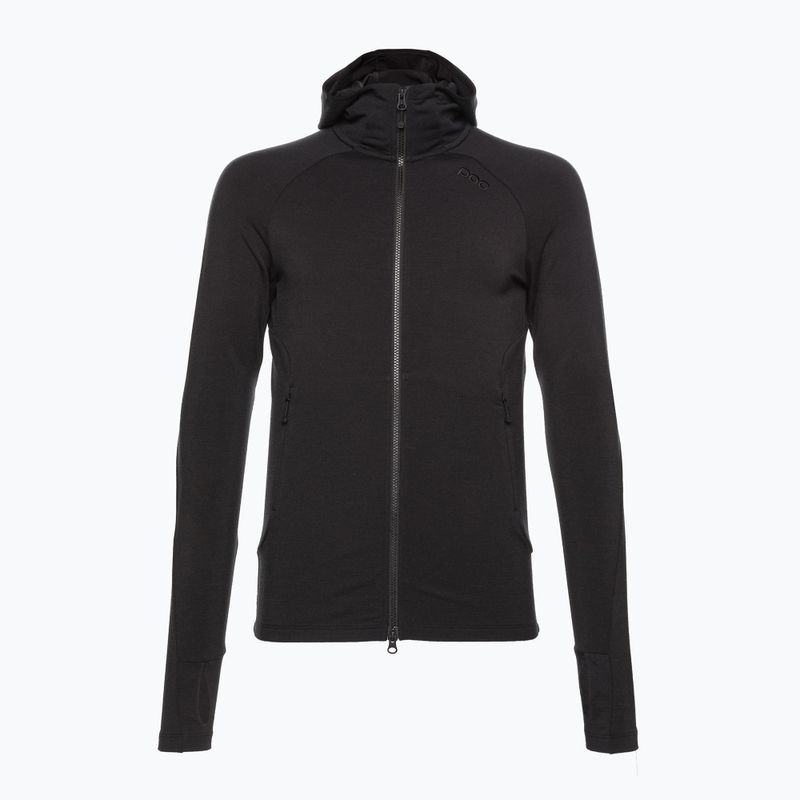 Pánska trekingová mikina POC Merino Zip Hood uranium black 2