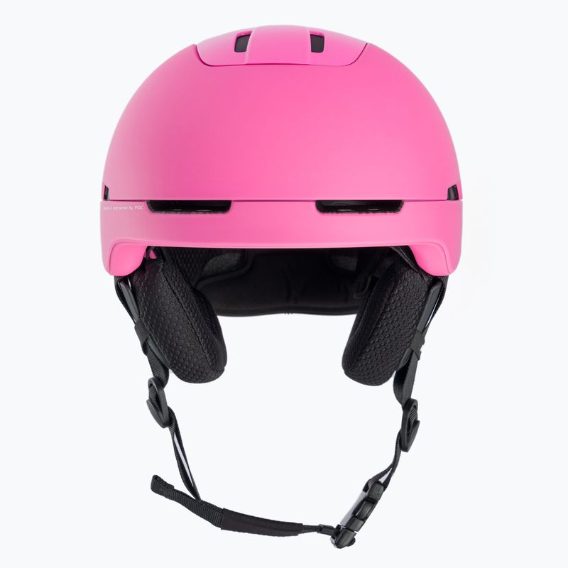 Dámska lyžiarska prilba POC Obex Spin actinium pink 2