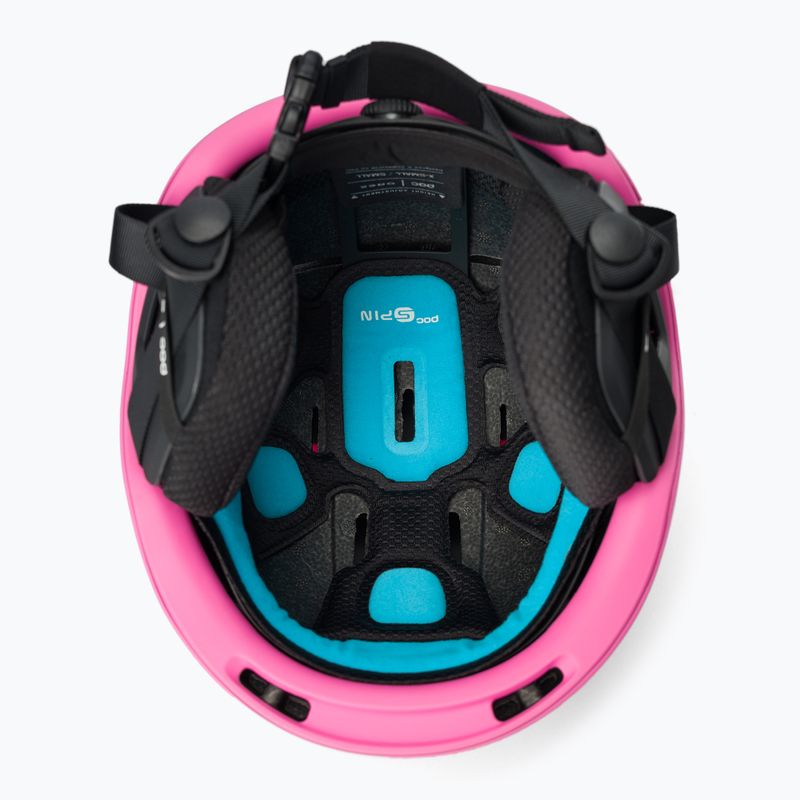 Dámska lyžiarska prilba POC Obex Spin actinium pink 5