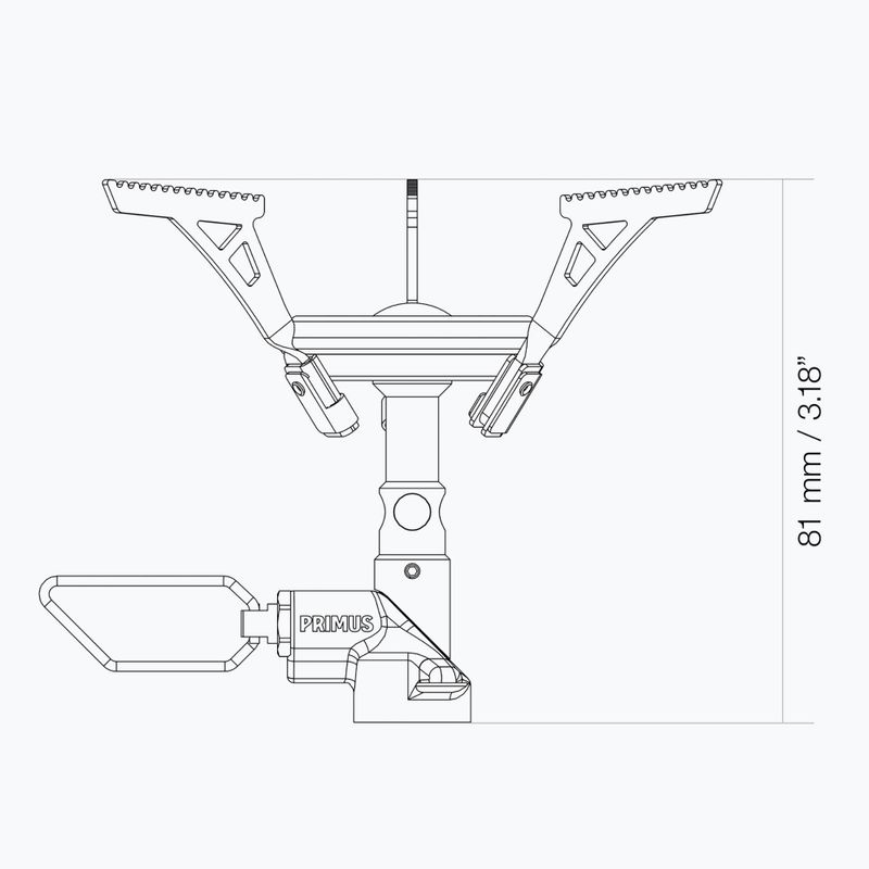 Turistický varič Primus Micron III Piezo 3