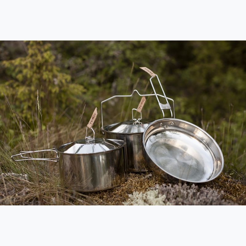 Súprava na varenie Primus CampFire 1 l + 1,8 l + panvica 2