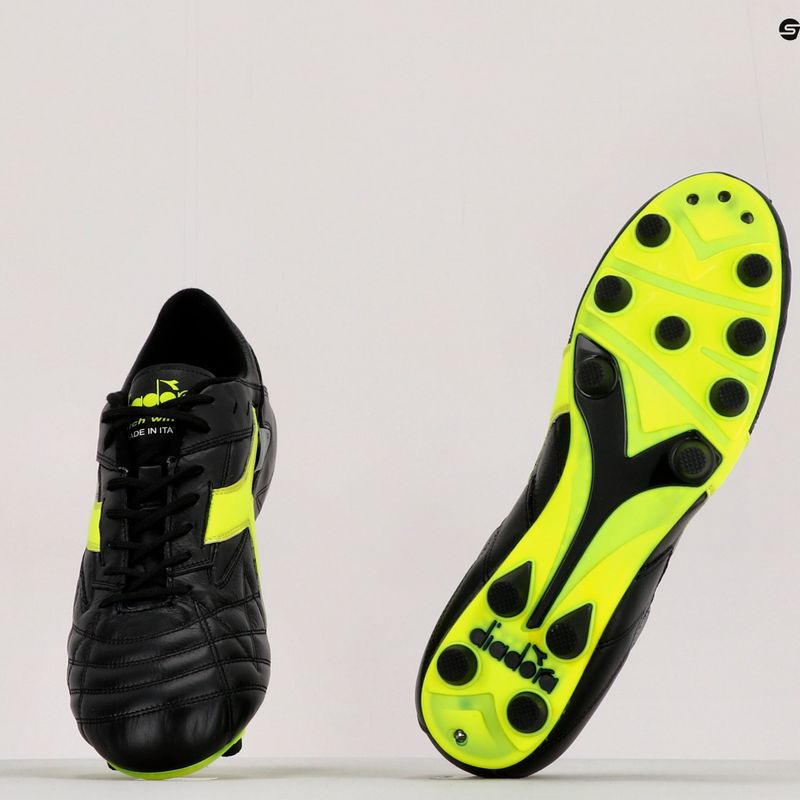 Pánske kopačky Diadora Match Winner RB Italy LT MDPU black-green DD-101.172363-C0004 11