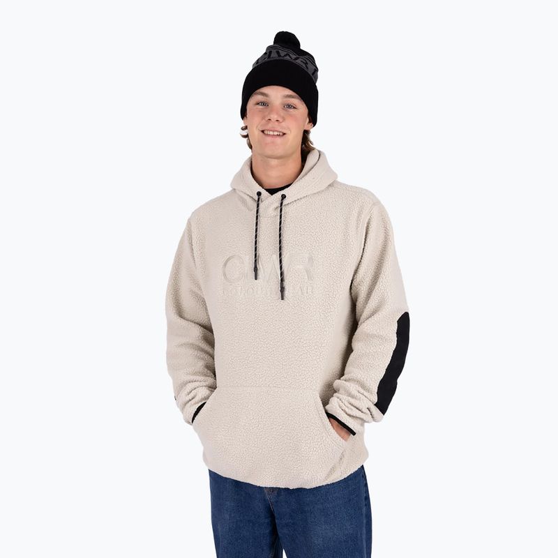 Pánska mikina Colourwear Teddy Hood 2.0 light beige