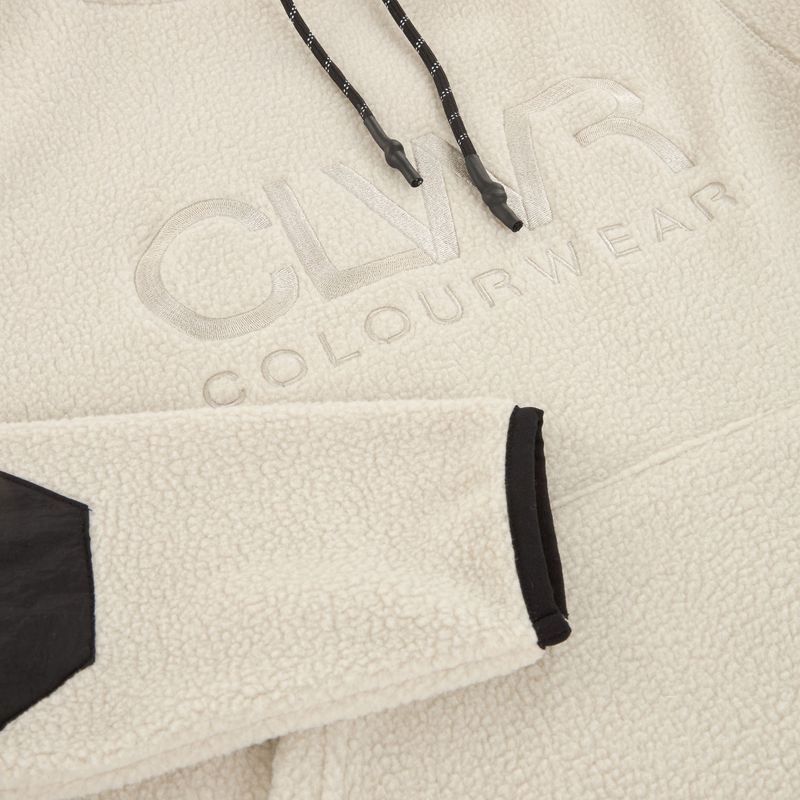Dámska mikina Colourwear Teddy Hood 2.0 light beige 3