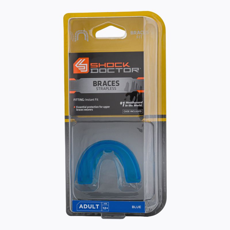 Chránič čeľuste Shock Doctor Braces modrý SHO35