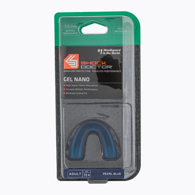 Chránič čeľuste Shock Doctor Gel Nano blue SHO12