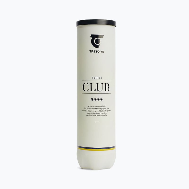 Tenisové loptičky Tretorn Serie+ Club 4 ks žlté 3T015 473605