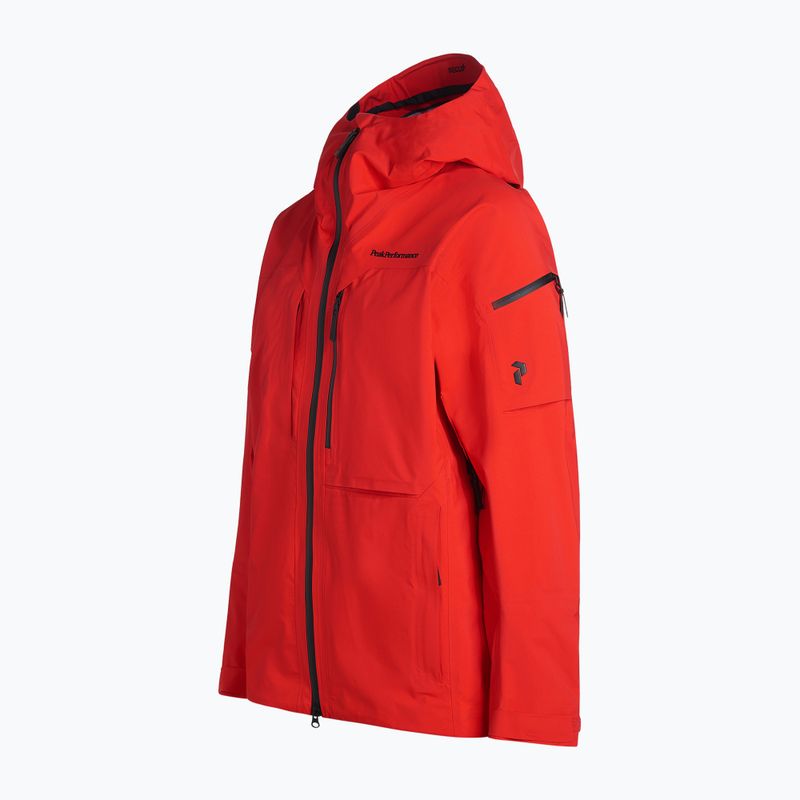 Pánska lyžiarska bunda Peak Performance Alpine červená G76537010 4