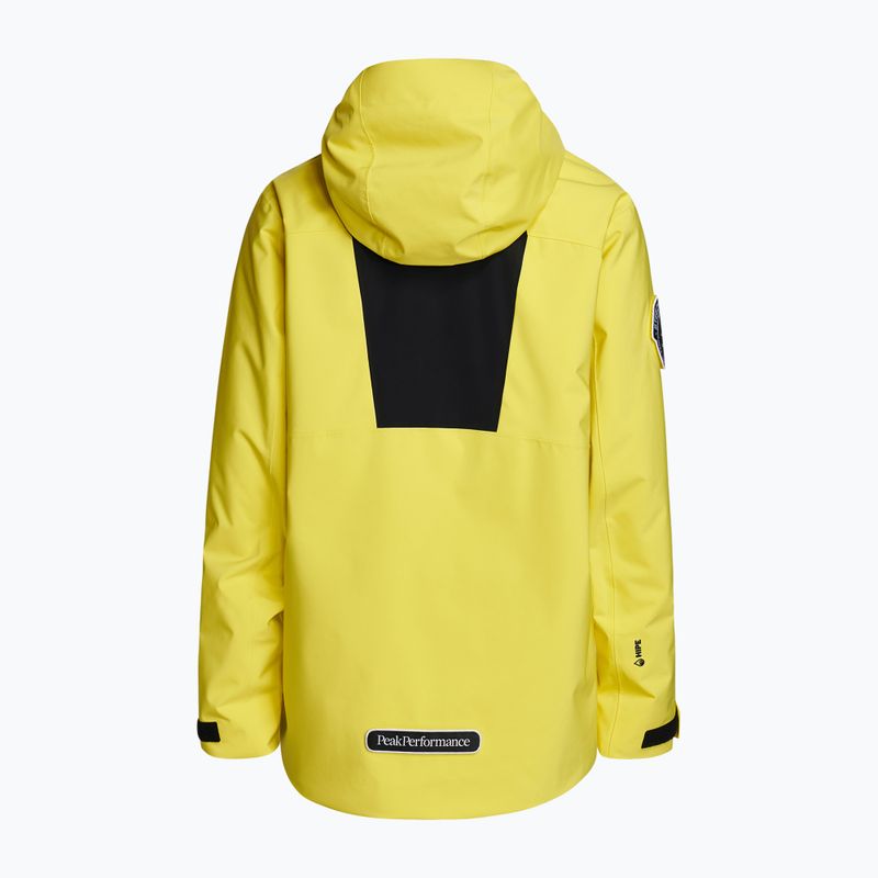 Pánska lyžiarska bunda Peak Performance Vertixs 2L žltá G76641010 2