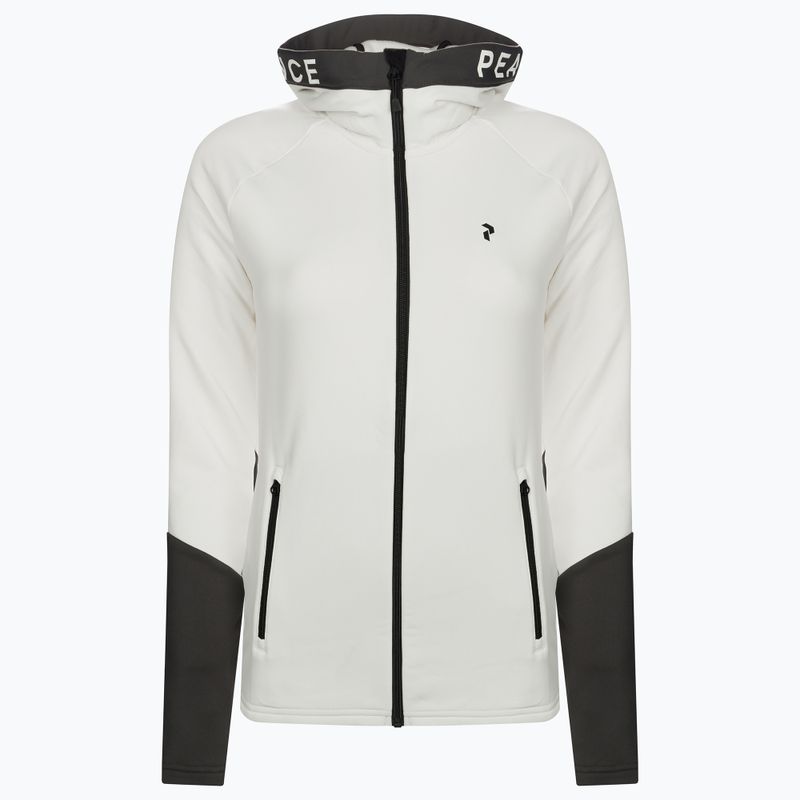 Dámska lyžiarska mikina Peak Performance Rider Zip Hood white G77089070 7