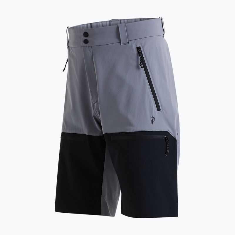 Pánske trekingové šortky Peak Performance Stretch Trek black/grey G77541010 2