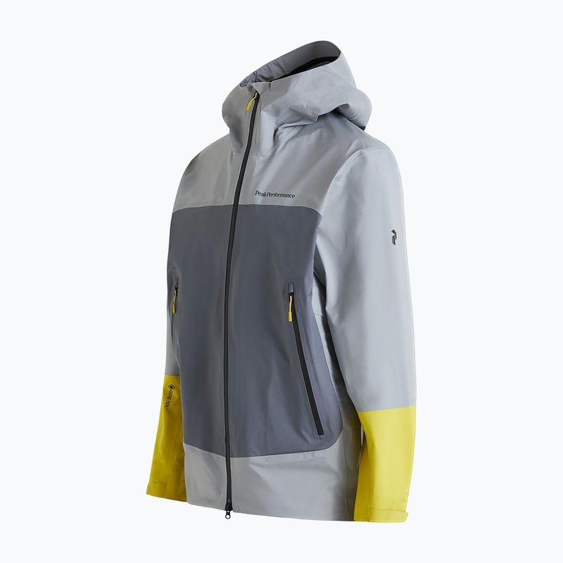 Pánska bunda do dažďa Peak Performance Vislight Gore Tex Light grey G77199050 2