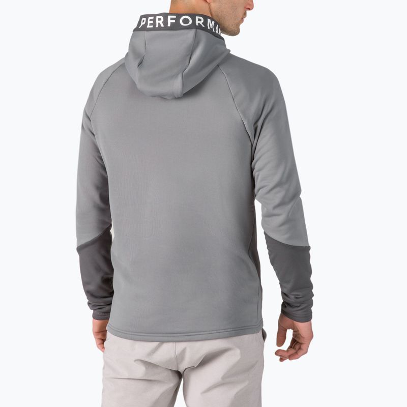 Pánska trekingová mikina Peak Performance Rider Zip Hood šedá G77244080 3