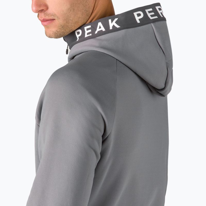 Pánska trekingová mikina Peak Performance Rider Zip Hood šedá G77244080 4