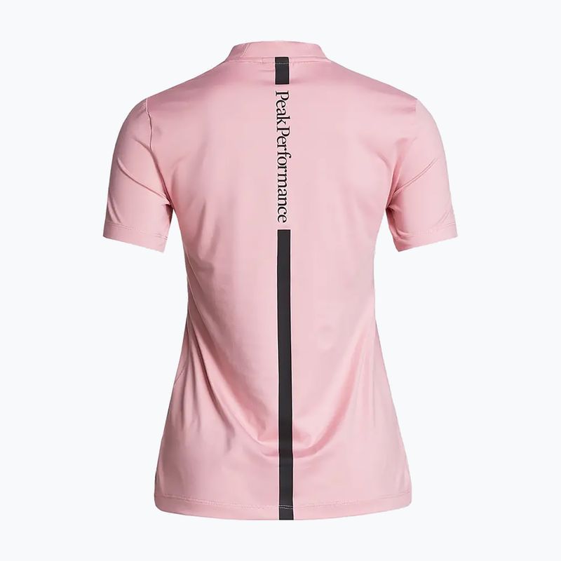 Dámske trekové tričko Peak Performance Turf Zip ružové G77179090 3