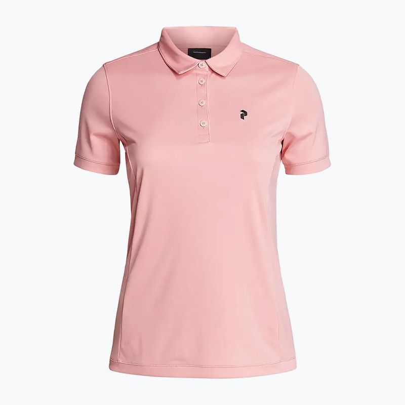 Dámske polo tričko Peak Performance Alta ružové G77182100