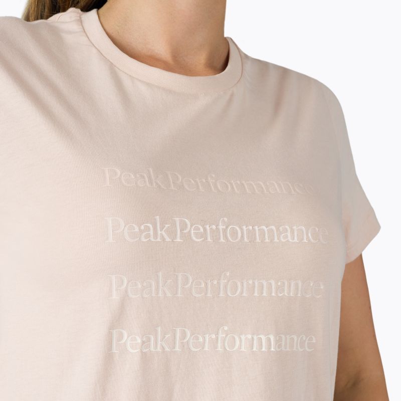 Dámske trekingové tričko Peak Performance Ground Tee ružové G77286130 4