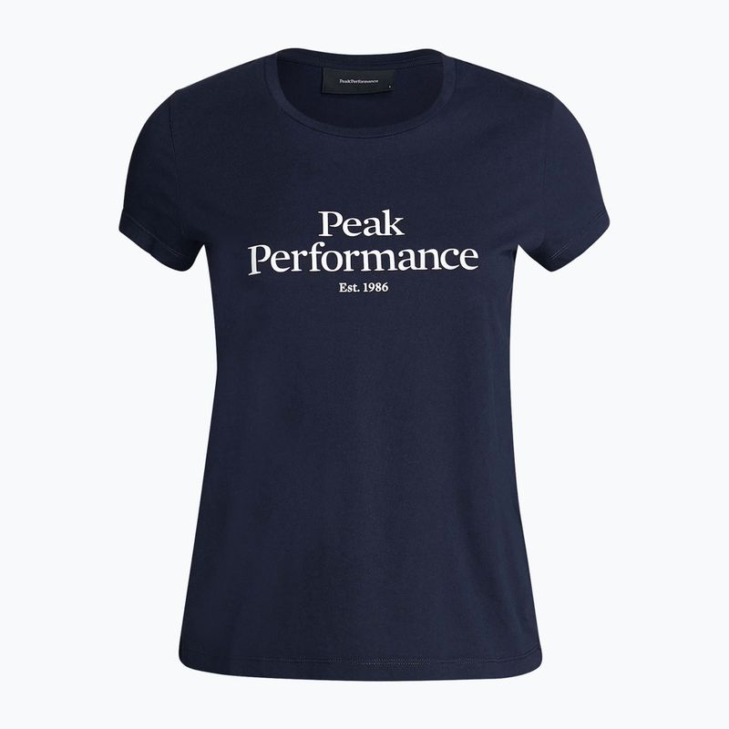Dámske trekingové tričko Peak Performance Original Tee navy blue G77280020 5