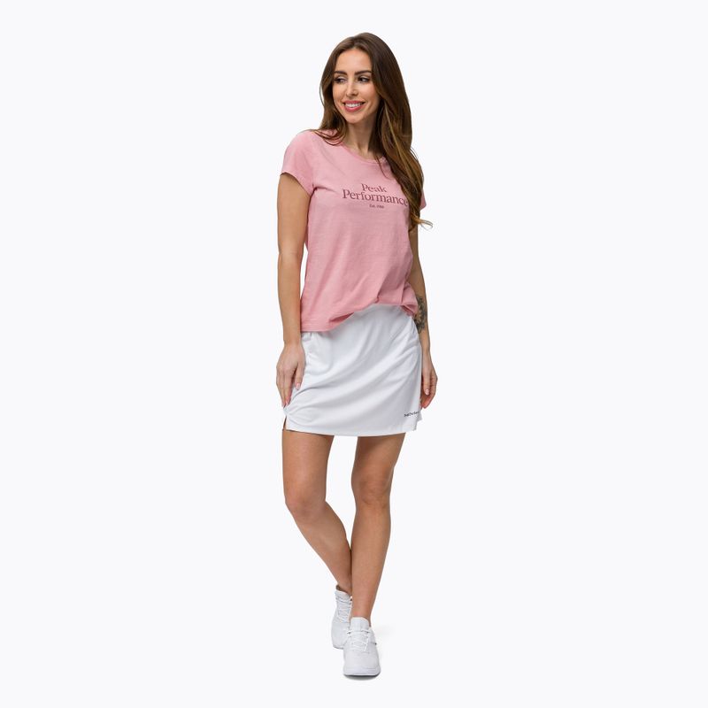 Dámske trekingové tričko Peak Performance Original Tee pink G77280040 2