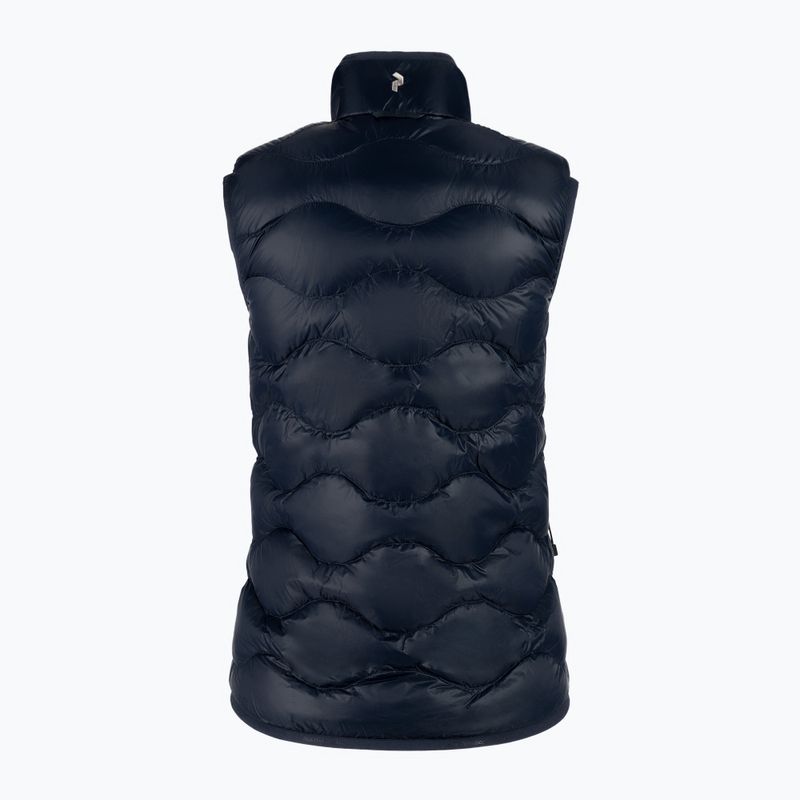 Dámska páperová vesta Peak Performance Helium Down navy blue G77224010 2