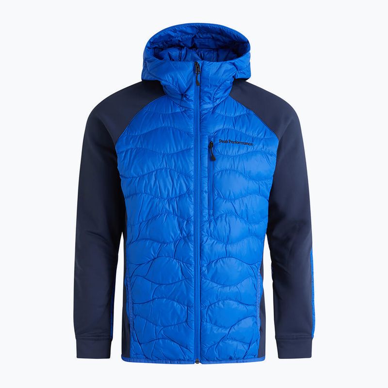 Pánska bunda Peak Performance Helium Down Hybrid Hood Jacket Blue G77855110