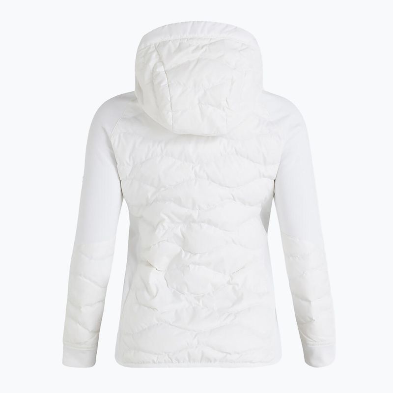 Dámska bunda Peak Performance Helium Down Hybrid Hood Jacket White G77848100 2