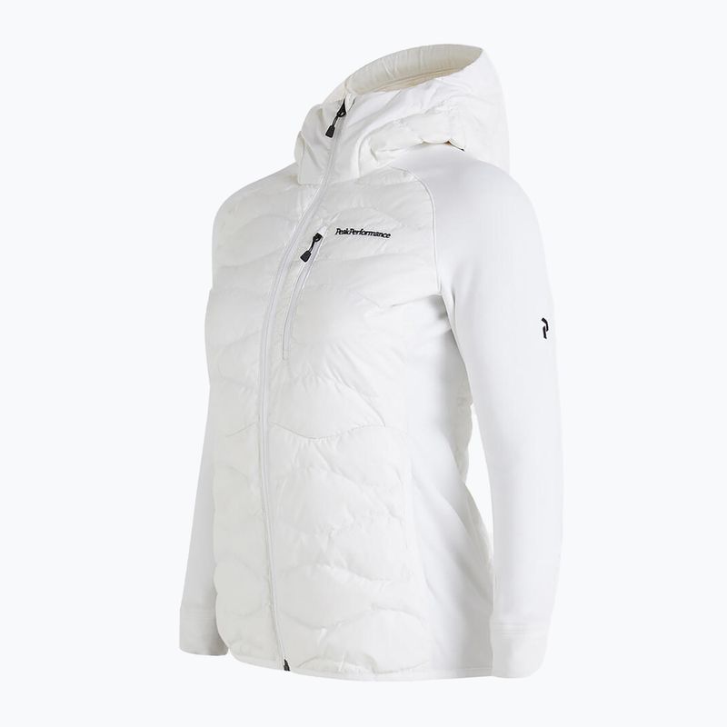 Dámska bunda Peak Performance Helium Down Hybrid Hood Jacket White G77848100 3