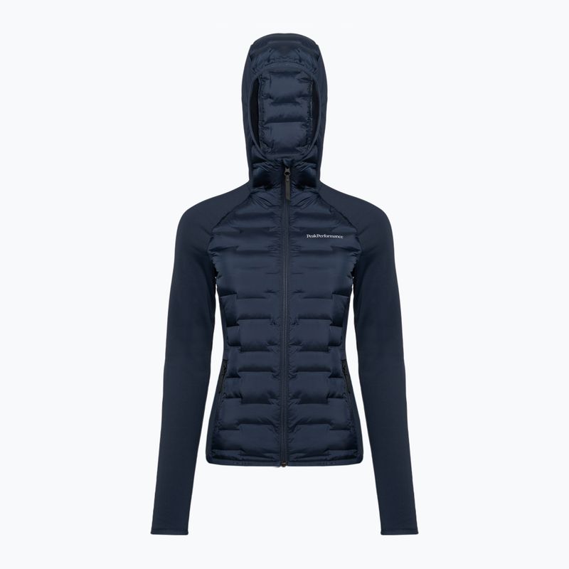 Dámska bunda Peak Performance Argon Hybrid Hood navy blue G77859010