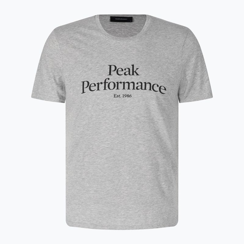 Pánske trekingové tričko Peak Performance Original Tee sivé G77692090 3